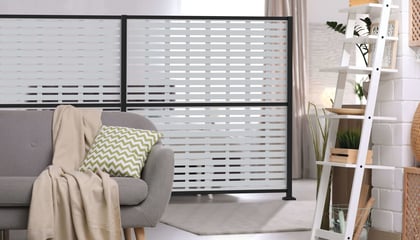 Decorative Screen Panel With Boardwalk In White
